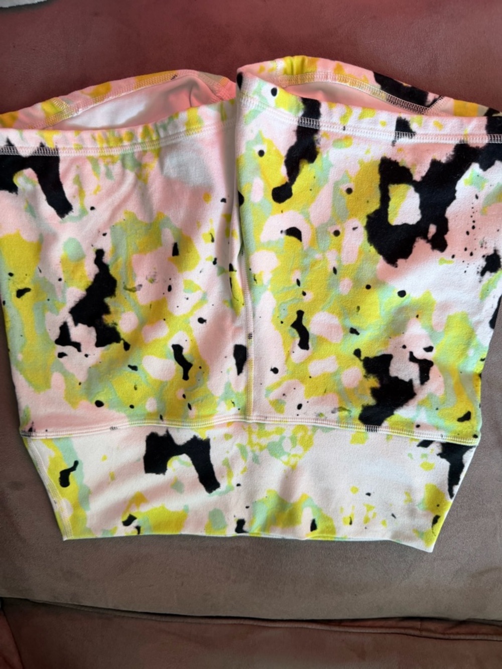 Fleo Shorts-Lime Tie dye